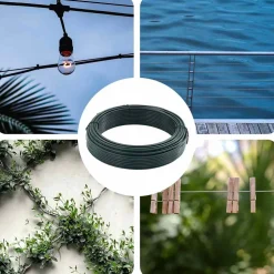 vidaXL Hek binddraad Groen 33 m PVC