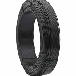 vidaXL Hekbinddraad 250 m 0,9/1,4 mm staal antraciet