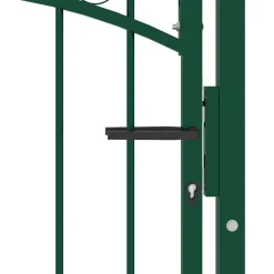 vidaXL Hekkenpoorten EMMEN 100 x 100 cm Groen Vergrendelbaar