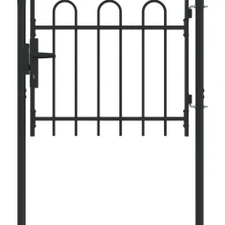 vidaXL Hekpoort BOXTEL 103 x 124,5 cm Gepoedercoat staal Grijs