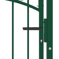 vidaXL Hekpoort EMMEN met gebogen bovenzijde staal 100x86 cm groen