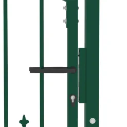 vidaXL Hekpoort EMMEN met stalen pinnen 104x97 cm groen
