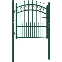 vidaXL Hekpoort EMMEN met stalen pinnen 104x97 cm groen