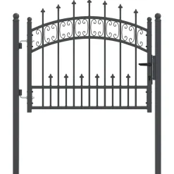 vidaXL Hekpoort met Spear Boven KAMPEN 103 x 75 cm Vergrendelbaar