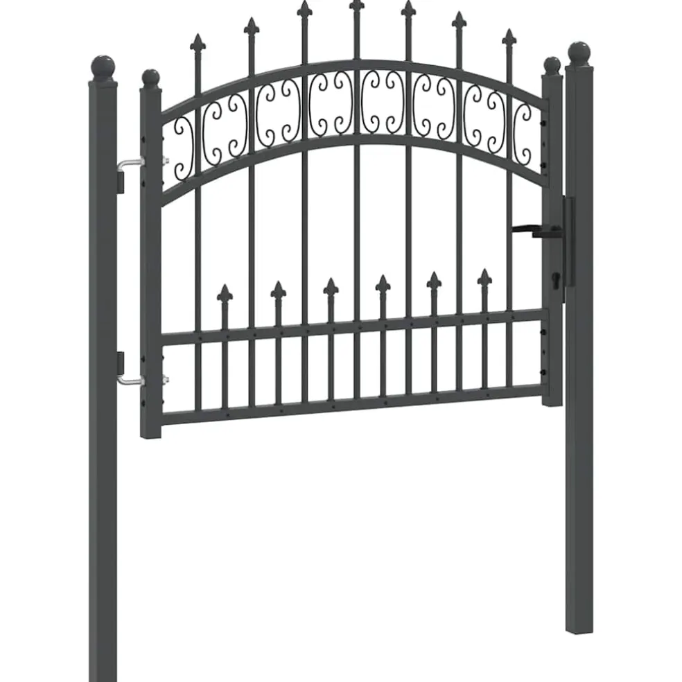 vidaXL Hekpoort met Spear Boven KAMPEN 103 x 75 cm Vergrendelbaar