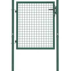 vidaXL Hekpoort staal 100x75 cm groen