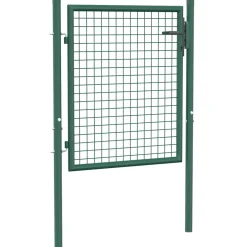 vidaXL Hekpoort staal 100x75 cm groen