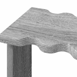 vidaXL Hengelhouder Bewerkt hout 60 x 35 x 60 cm Grijs Sonoma