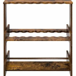 vidaXL Hengelhouder Bewerkt hout 60 x 35 x 60 cm Eikenhout