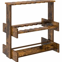 vidaXL Hengelhouder Bewerkt hout 60 x 35 x 60 cm Eikenhout