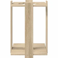 vidaXL Hengelhouder Bewerkt hout 42 x 43 x 60 cm Sonoma Eiken