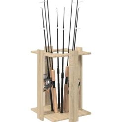 vidaXL Hengelhouder Bewerkt hout 42 x 43 x 60 cm Sonoma Eiken