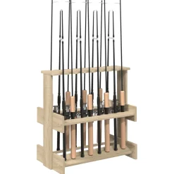 vidaXL Hengelhouder Bewerkt hout 60 x 35 x 60 cm Sonoma Eiken
