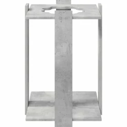 vidaXL Hengelhouder Bewerkt hout 42 x 43 x 60 cm Betongrijs
