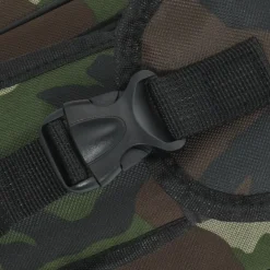 vidaXL Hengeltas 150 cm camouflage oxford stof groen