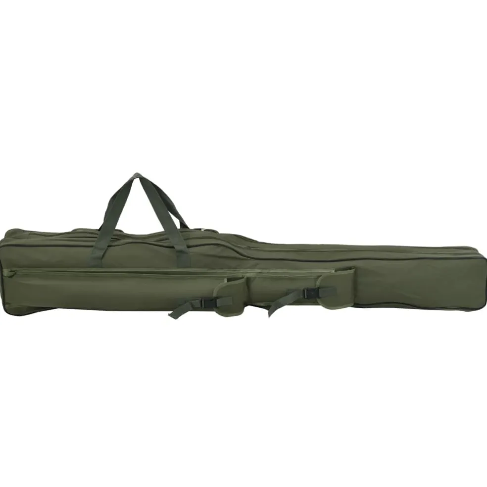 vidaXL Hengeltas 150 cm oxford stof donkergroen