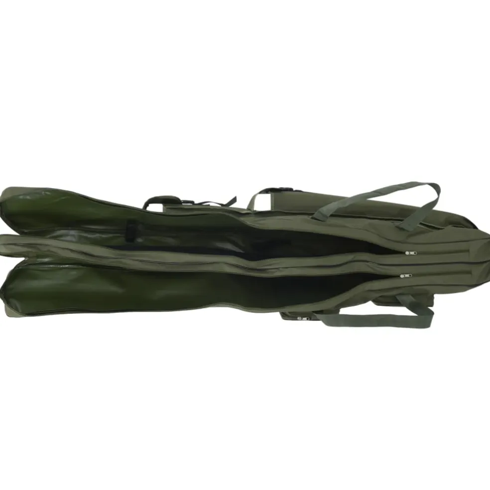 vidaXL Hengeltas 150 cm oxford stof donkergroen