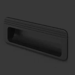 vidaXL Hertenvoerbak Zwart 28 x 30 x 80 cm 3 kg Koudgewalst Staal