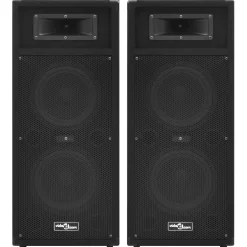 vidaXL Hifi-podiumluidsprekers 2 st passief professioneel 1000 W zwart
