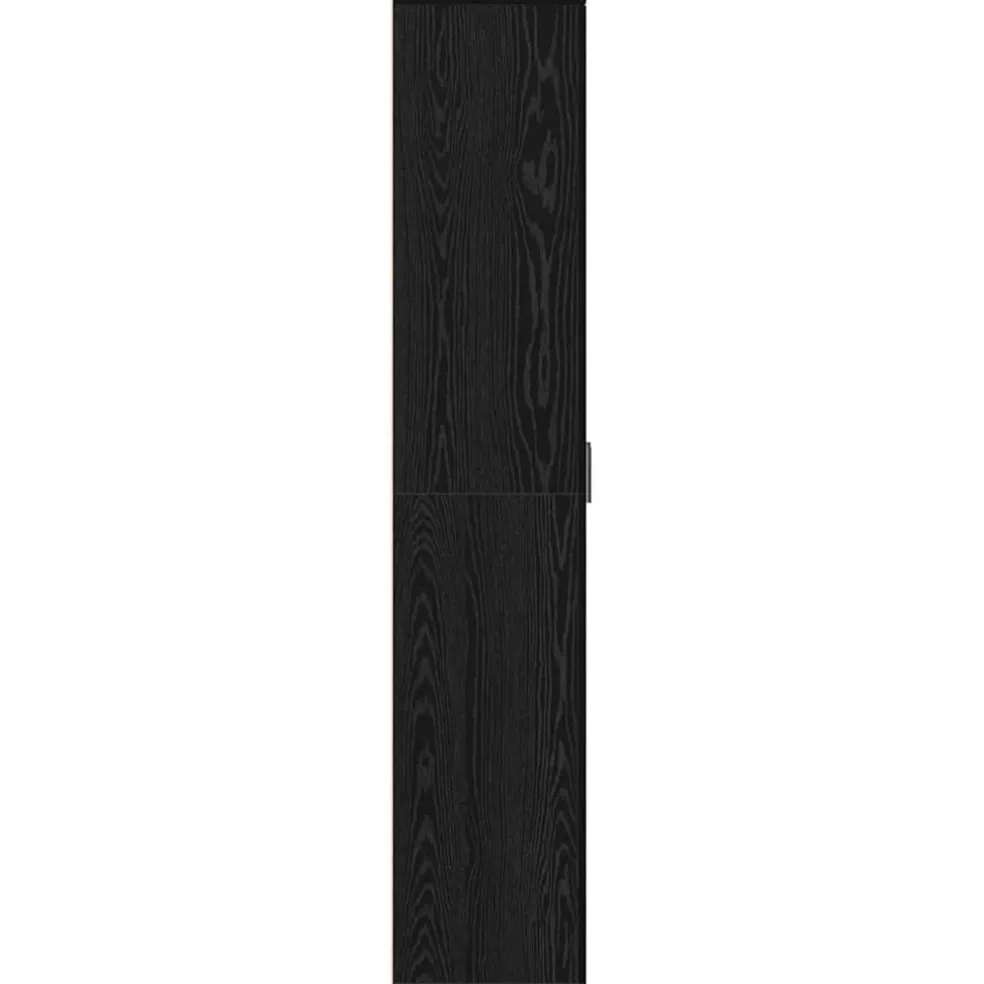 vidaXL Highboard 60 x 35 x 180 cm Bewerkt hout Zwart eiken