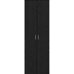 vidaXL Highboard 60 x 35 x 180 cm Bewerkt hout Zwart eiken