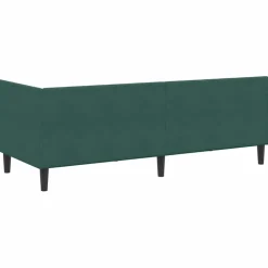 vidaXL Hoekbedframe Donkergroen 80 x 200 cm Fluweel