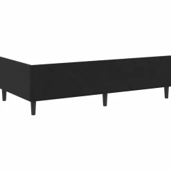 vidaXL Hoekbedframe met Matras 2 st Zwart 80 x 200 cm Fluweel