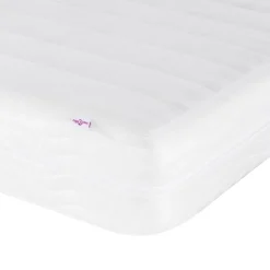 vidaXL Hoekbedframe met Matras 2 st Roze 80 x 200 cm Fluweel