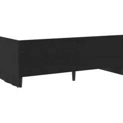 vidaXL Hoekbedframe Zwart 80 x 200 cm Fluweel