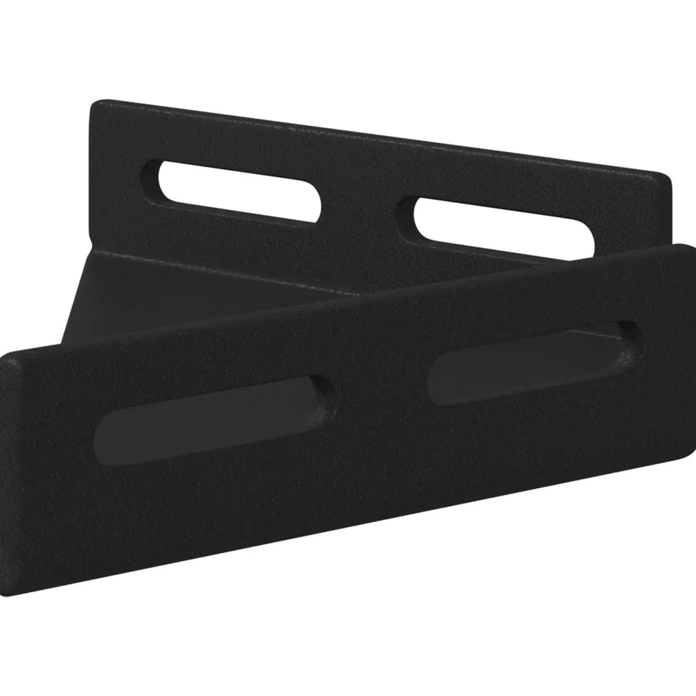 vidaXL Hoekbeugel 12 Zwart 138,5 x 50,5 x 16 mm IJzer