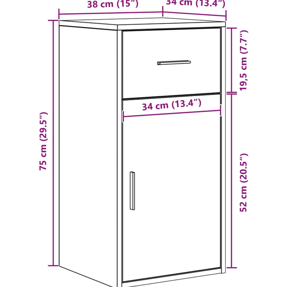 vidaXL Hoekbureau met lade met plank met opslag Wit 102 x 88 x 75 cm