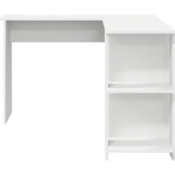 vidaXL Hoekbureau Wit Bewerkt hout 140 x 113,5 x 75 cm