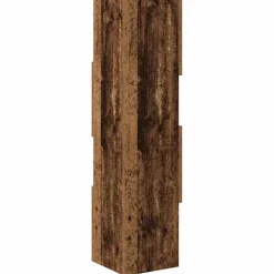 vidaXL Hoekkast 25,5x25x102cm Bewerkt hout Oudhout