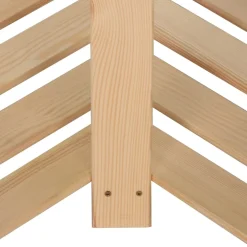 vidaXL Hoekopbergrek 5-laags 82,5x82,5x170 cm massief grenenhout