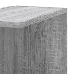 vidaXL Hoekwandschap 36,5x36,5x140 cm bewerkt hout grijs sonoma eiken