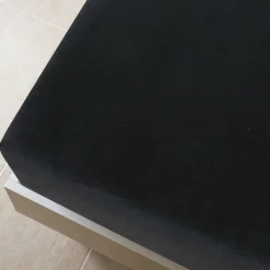 vidaXL Hoeslaken jersey 90x200 cm katoen zwart