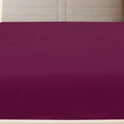 vidaXL Hoeslaken jersey 90x200 cm katoen bordeauxrood