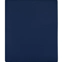 vidaXL Hoeslaken jersey 90x200 cm katoen marineblauw