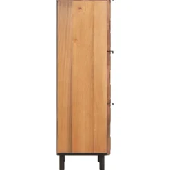 vidaXL Hoge kast Acacia Bruine Afwerking 40 x 33 x 110 cm