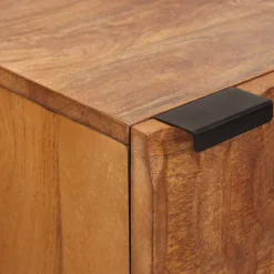 vidaXL Hoge kast Acacia Bruine Afwerking 40 x 33 x 110 cm