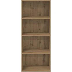vidaXL Hoge kast Artisanaal eiken 50 x 41 x 124 cm Bewerkt hout