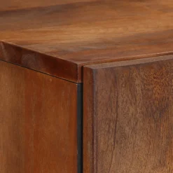 vidaXL Hoge kast Bruin 60 x 33 x 100 cm Massief Mango Hout