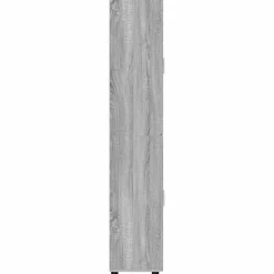vidaXL Hoge kast FLORIN 60 x 35 x 182 cm Grijs Sonoma Bewerkt hout