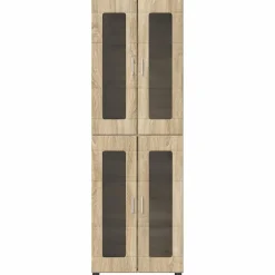 vidaXL Hoge kast FLORIN 60 x 35 x 182 cm Sonoma Eiken Bewerkt hout