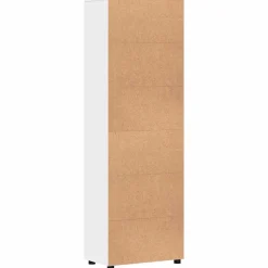 vidaXL Hoge kast FLORIN 60 x 35 x 182 cm Wit Bewerkt hout