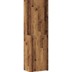 vidaXL Hoge kast Oudhout 50 x 42,5 x 185 cm