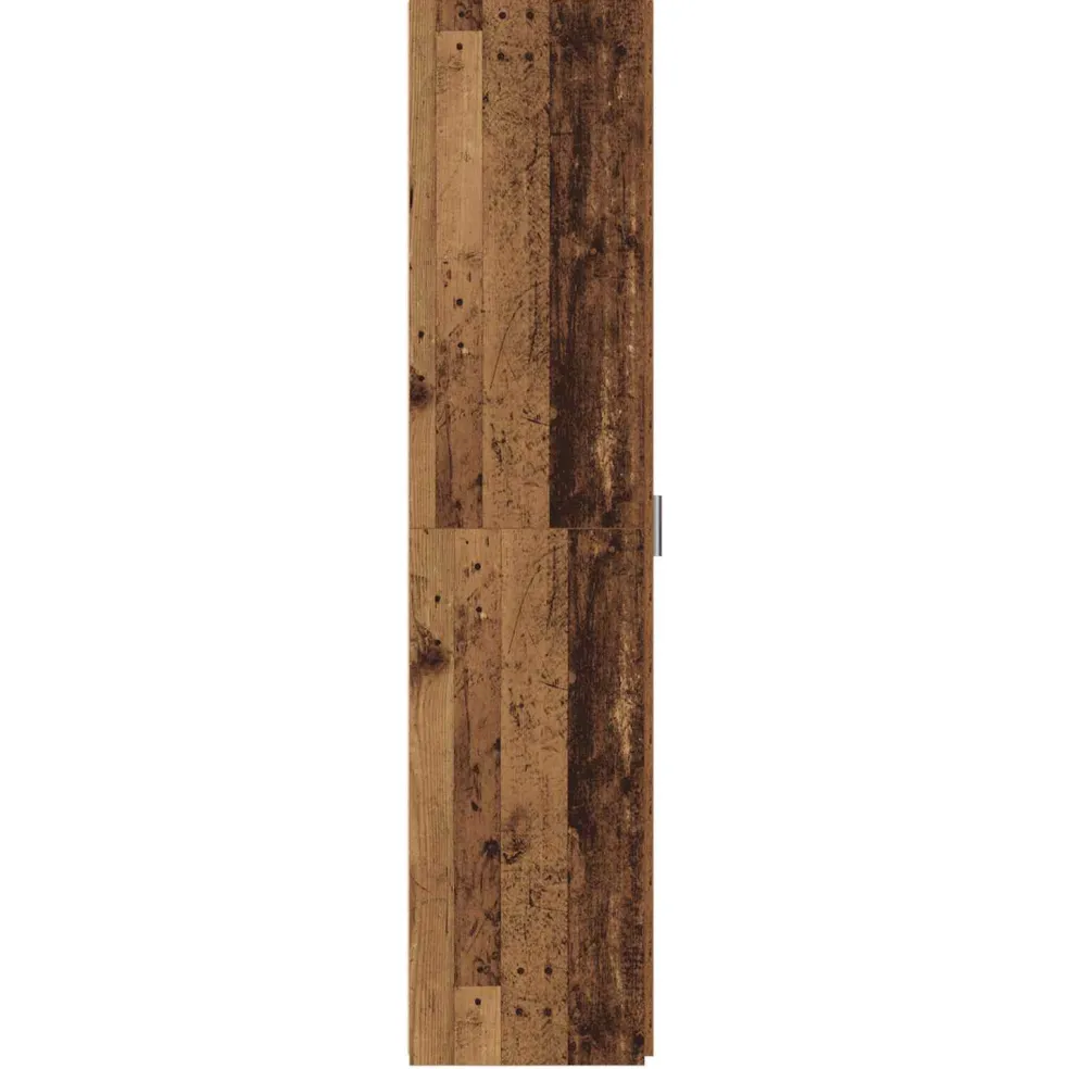 vidaXL Hoge kast Oudhout 50 x 42,5 x 185 cm