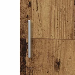 vidaXL Hoge kast Oudhout 50 x 42,5 x 185 cm
