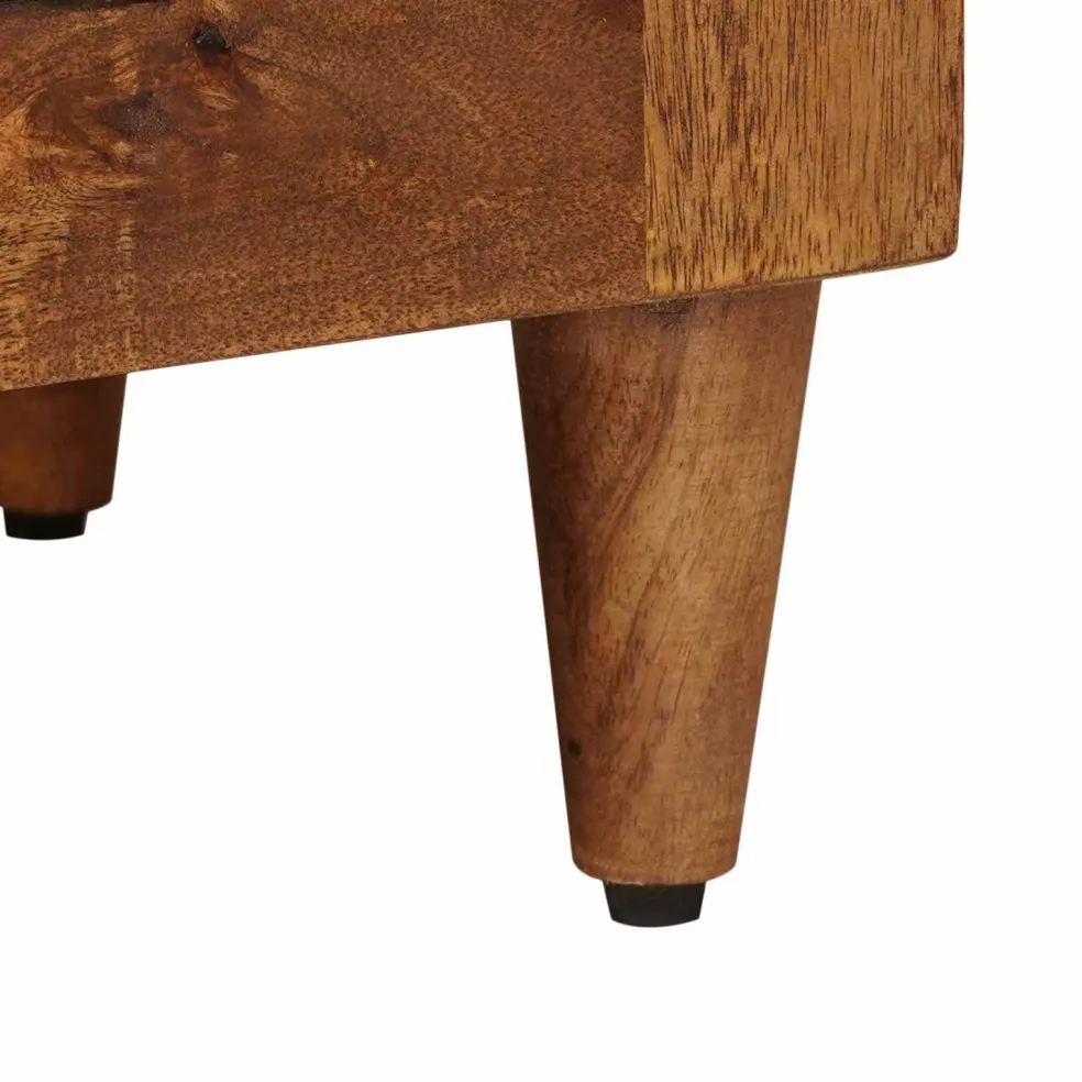vidaXL Hoge kast Walnotenhout 40 x 33 x 110 cm Massief Mango Hout