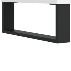 vidaXL Hoge kast 69,5x34x180 cm bewerkt hout wit